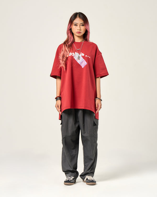 BIGBONES CASH IS KING TEE - MAROON