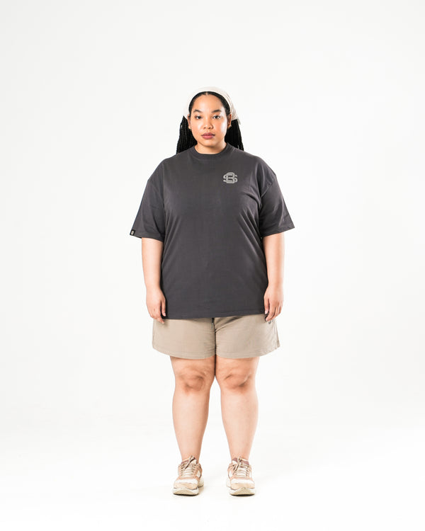 BIGBONES LOGO TEE - DARK GREY