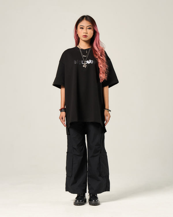 BIGBONES LOVE ANGEL TEE - BLACK